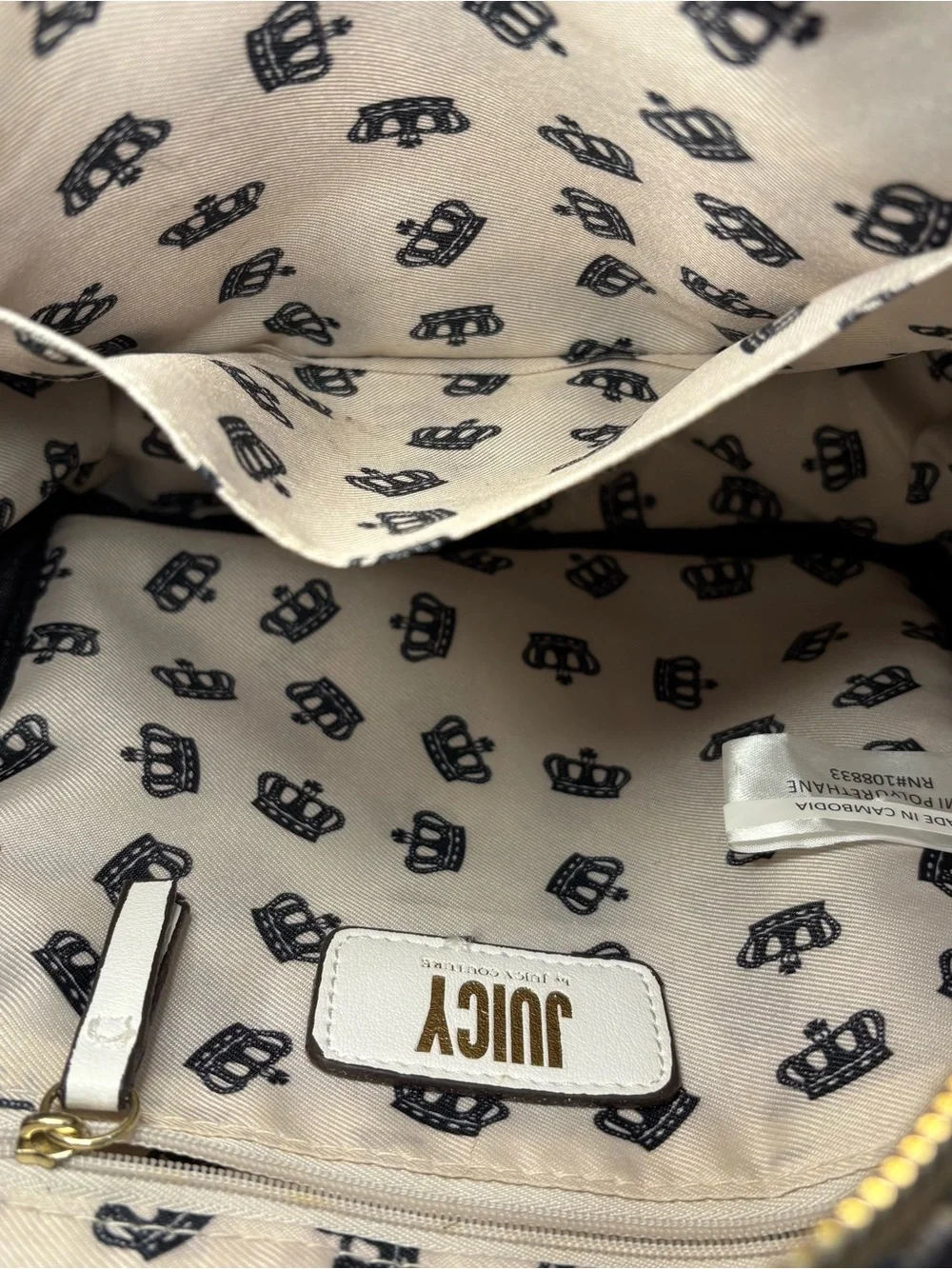 Juicy Couture Floral Mini Backpack Y2K